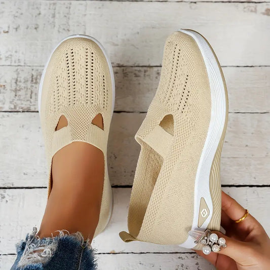 Noire – Breathable Knitted Slip-on Shoes
