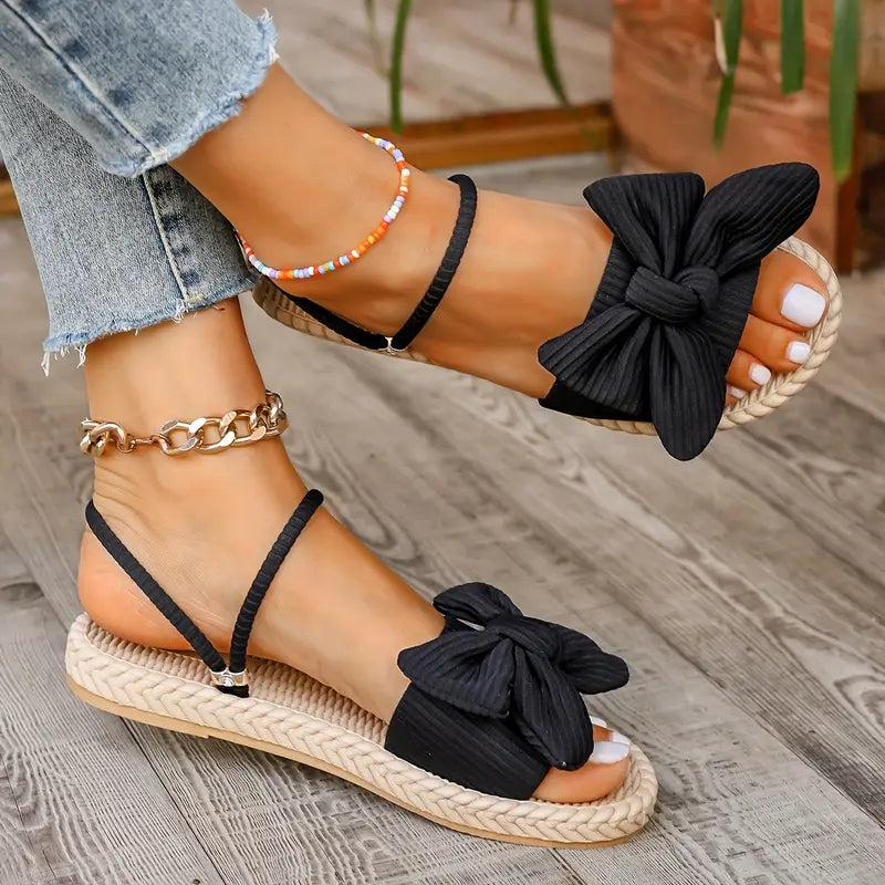 Zephyra – Stylish Bow Sandals