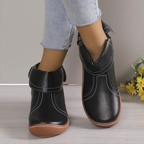 Saphira - Leather Ankle Boots