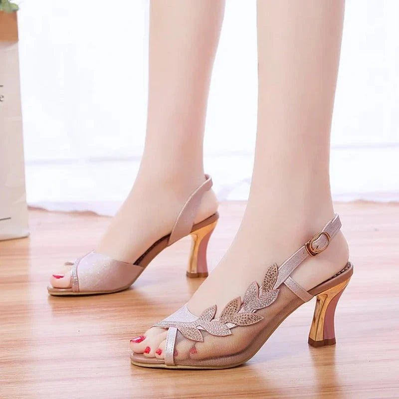 Rumi – Stylish Mesh High Heels
