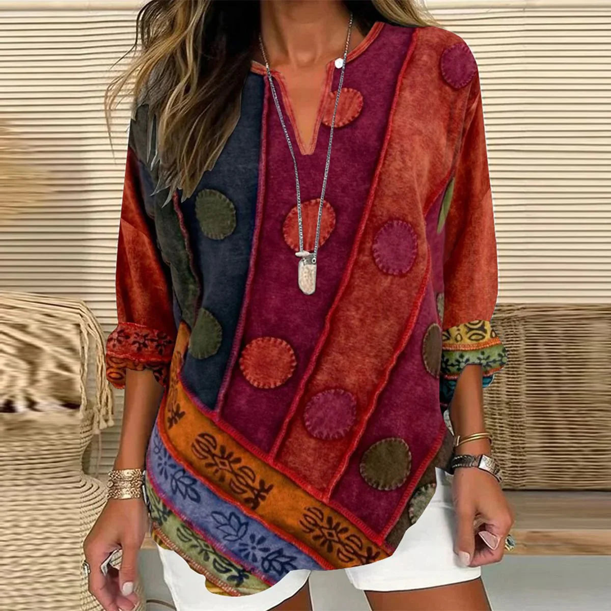 Orielis – Stylish Printed Blouse