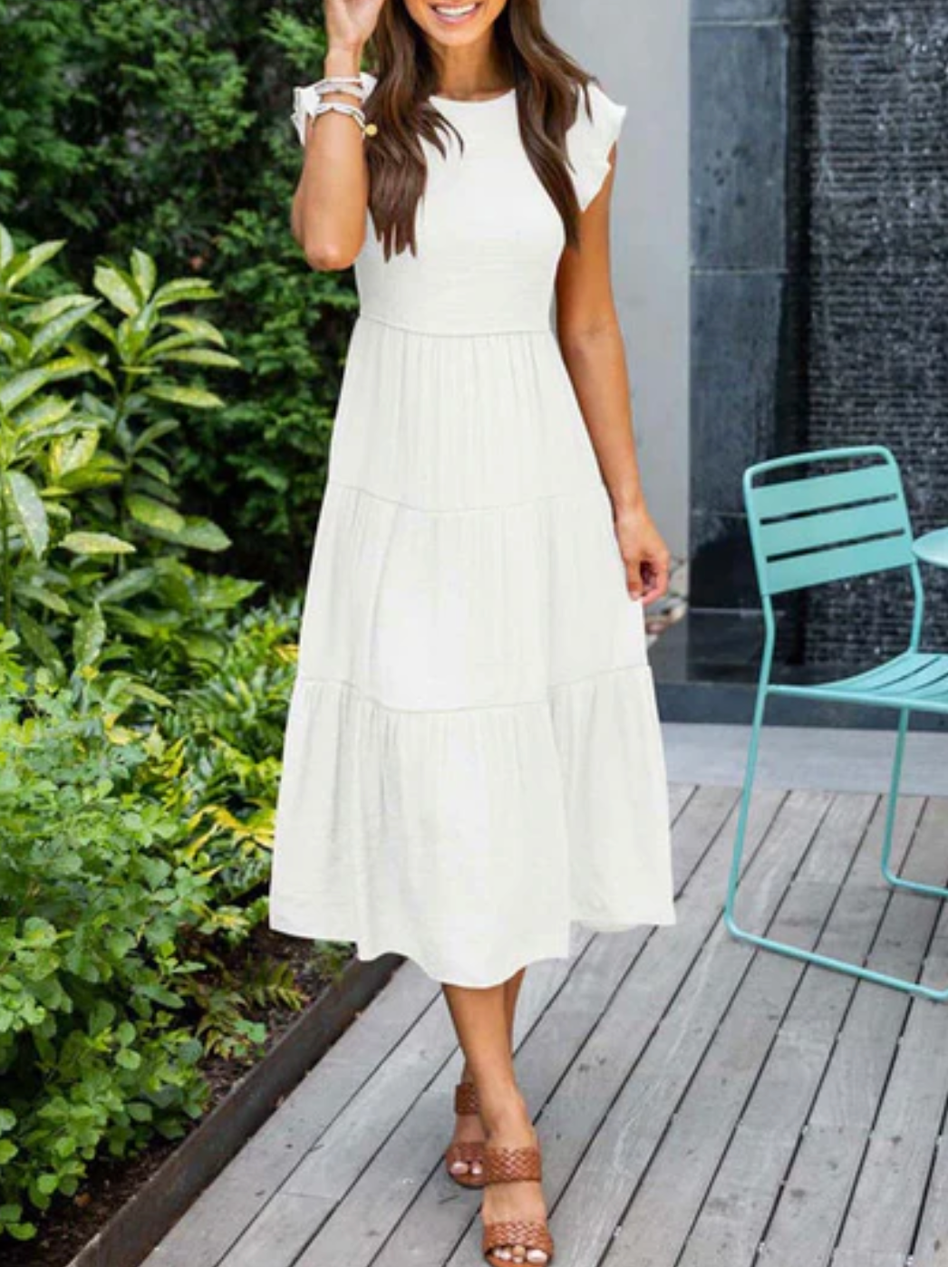 Ravelle – Stylish Tiered Midi Dress