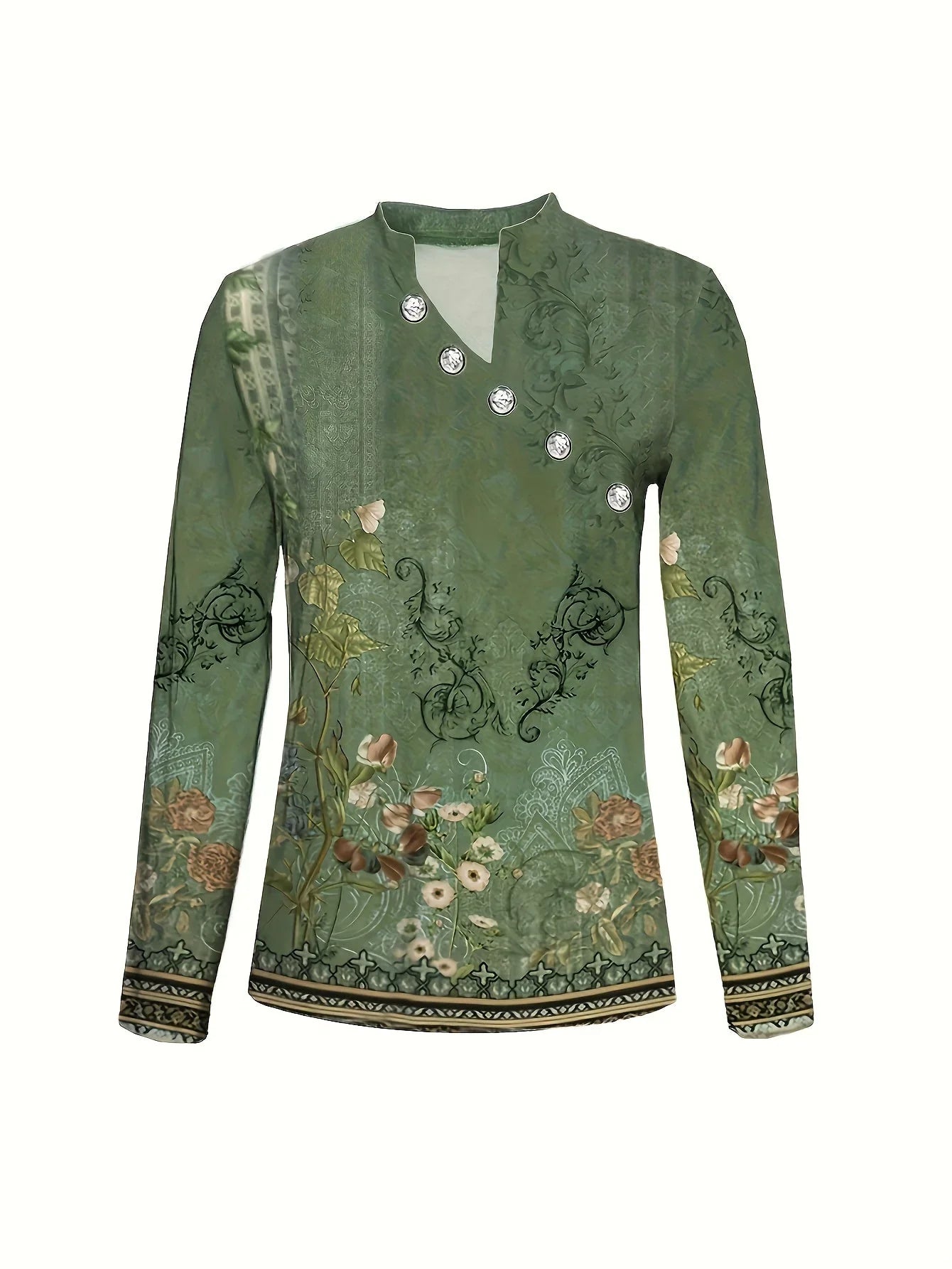 Olivet – Blouse with artistic print