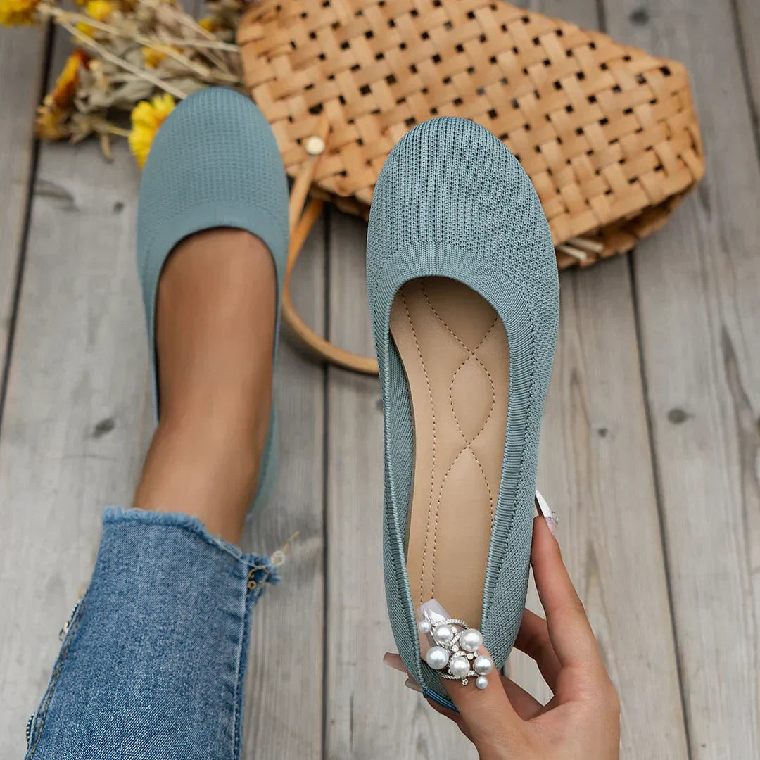 Elka – Comfy Knitted Flats