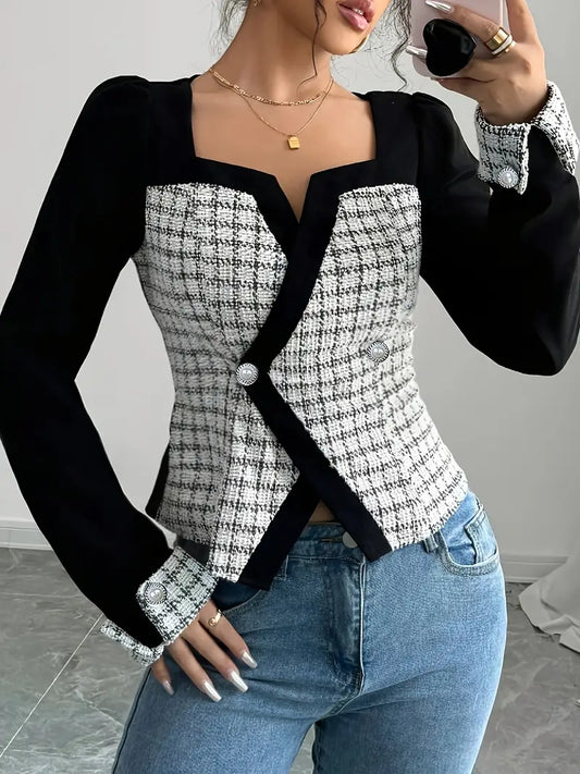 Madelyn – Stylish Jacket-Style Top