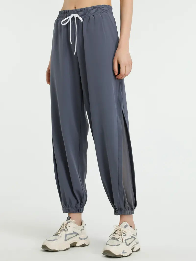 Hexaria – Stylish Jogging Pants with Mesh Details