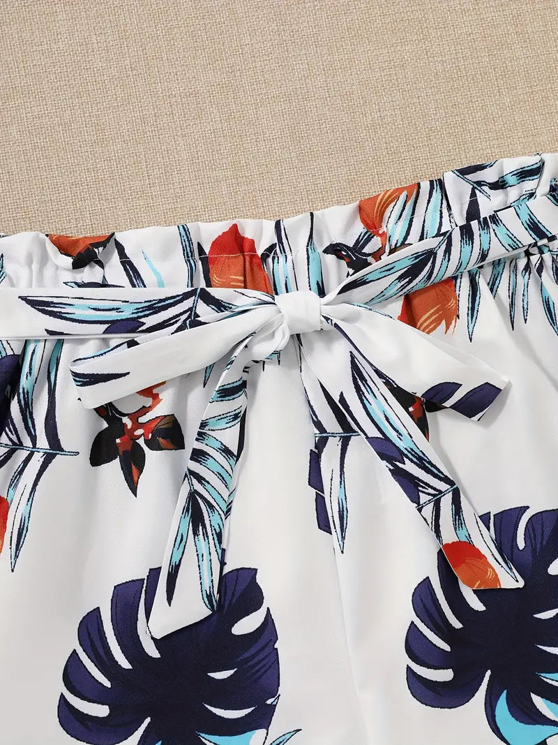 Cera – Two-piece Sleeveless Top and Short Set