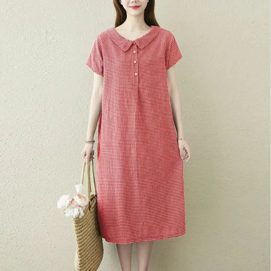 Vinessa – High-quality Cotton-Linen Dress