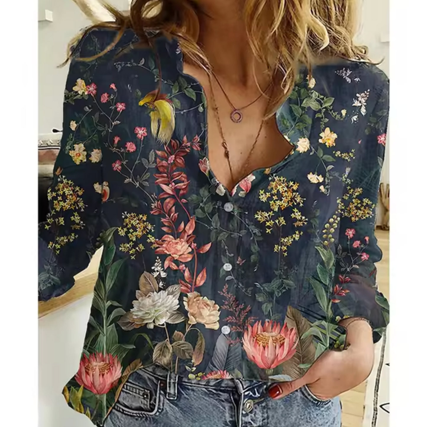 Freesia – Floral Print Blouse