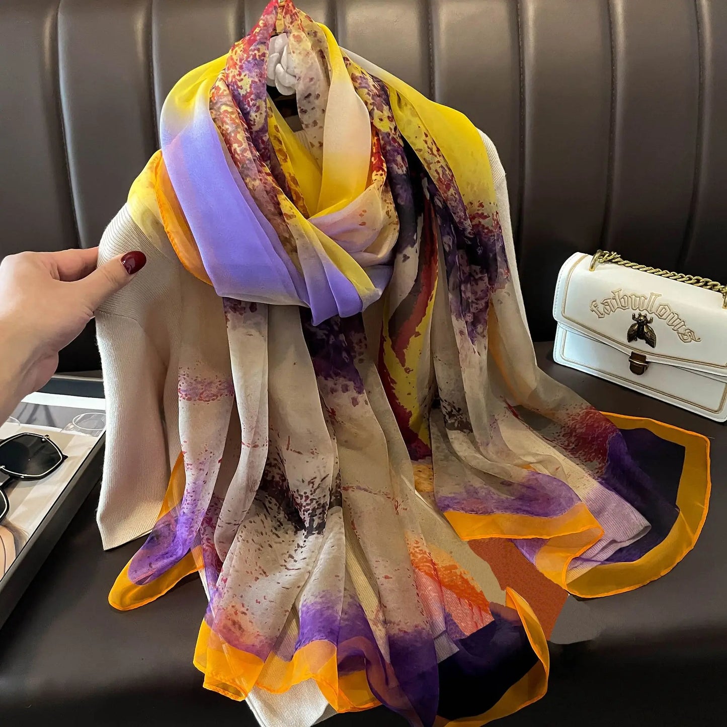 Ismerie – Vibrant and Stylish Chiffon Scarf
