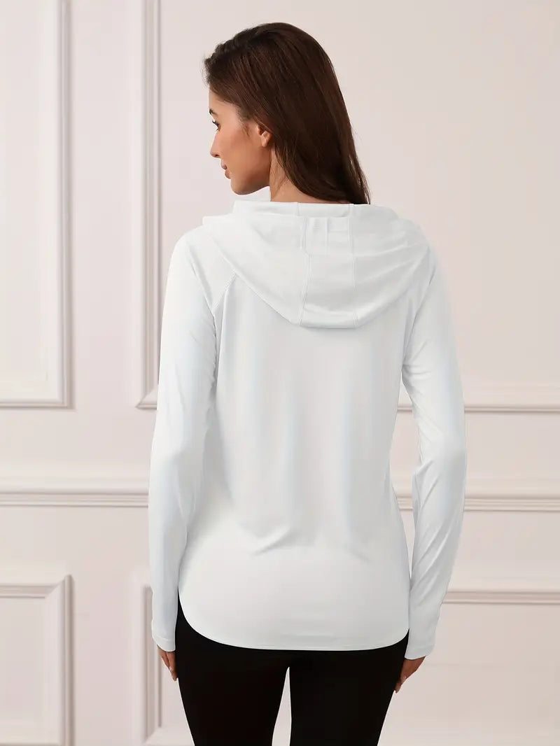Viletta – Stylish Lightweight Long-sleeved Hooded Top