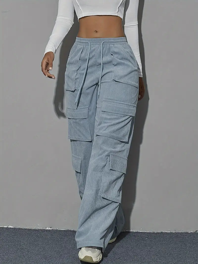Luneth – Stylish Oversized Cargo Pants