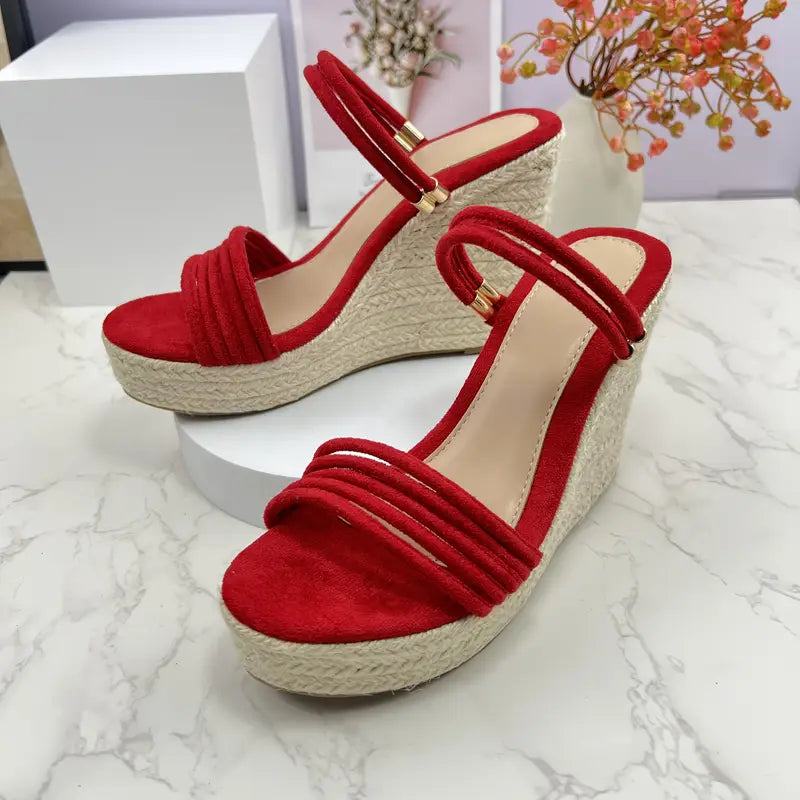 Emila – Wedge Sandals with Double Straps