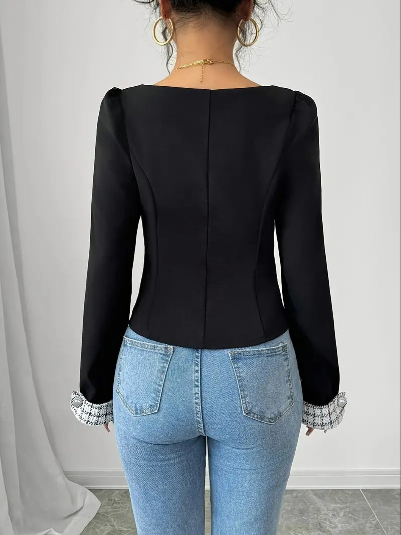 Madelyn – Stylish Jacket-Style Top