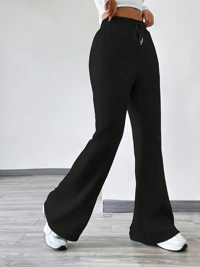 Manju – Flared Cotton Jogging Pants