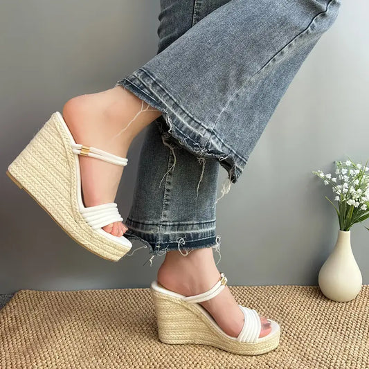 Emila – Wedge Sandals with Double Straps