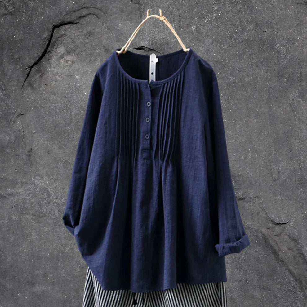 Avrica – High-quality Cotton-linen Blouse