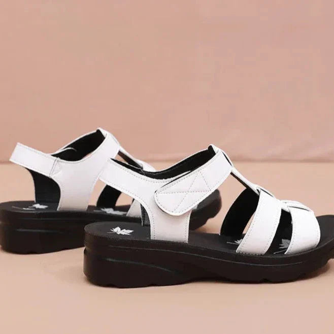 Thessy – High-quality Comfortable Leather Strappy Sandals