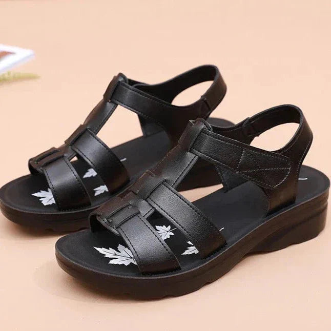 Thessy – High-quality Comfortable Leather Strappy Sandals