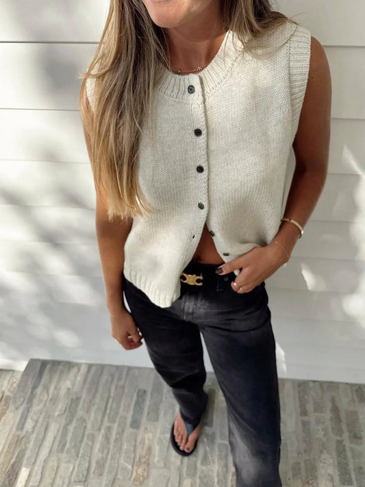 Tovia – High-quality Knitted Cotton Vest