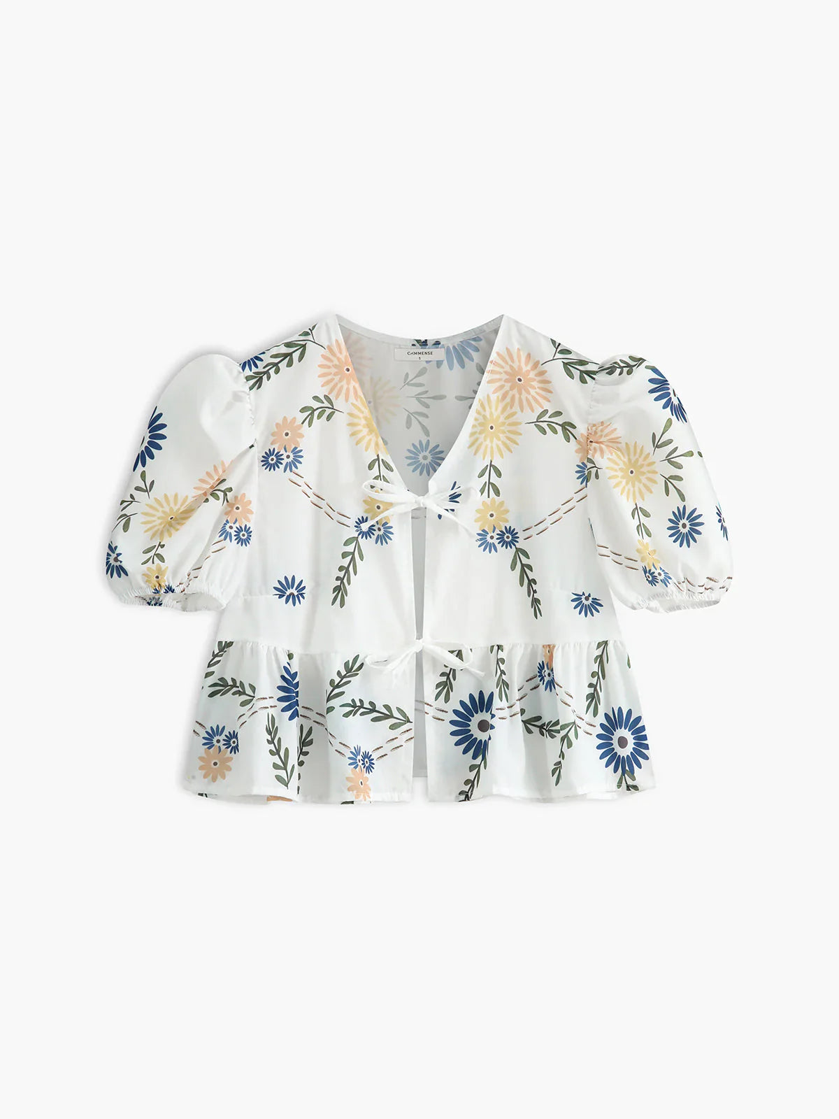Warda – Stylish blouse with floral pattern