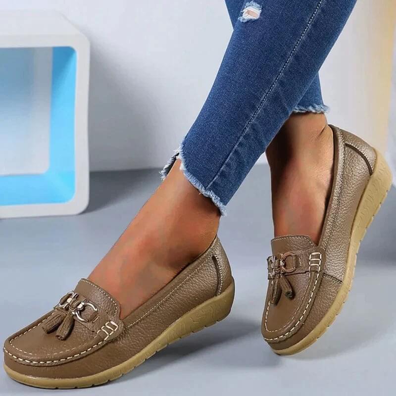 Oryanna – Classic Leather Loafers