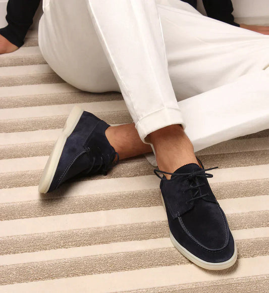 George - Luxury Leather Lace-up Loafers for Men