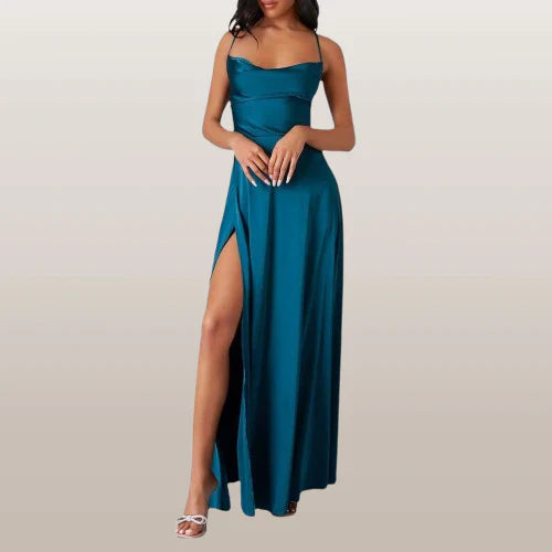 Odessa – Elegant Satin Dress