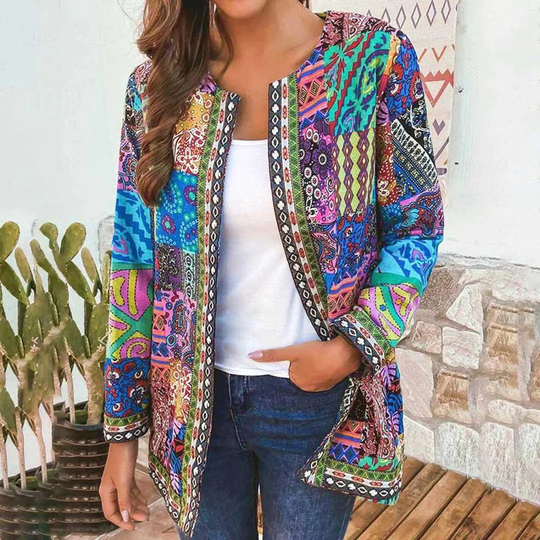Zoryelle – Colorful Boho Patchwork Jacket