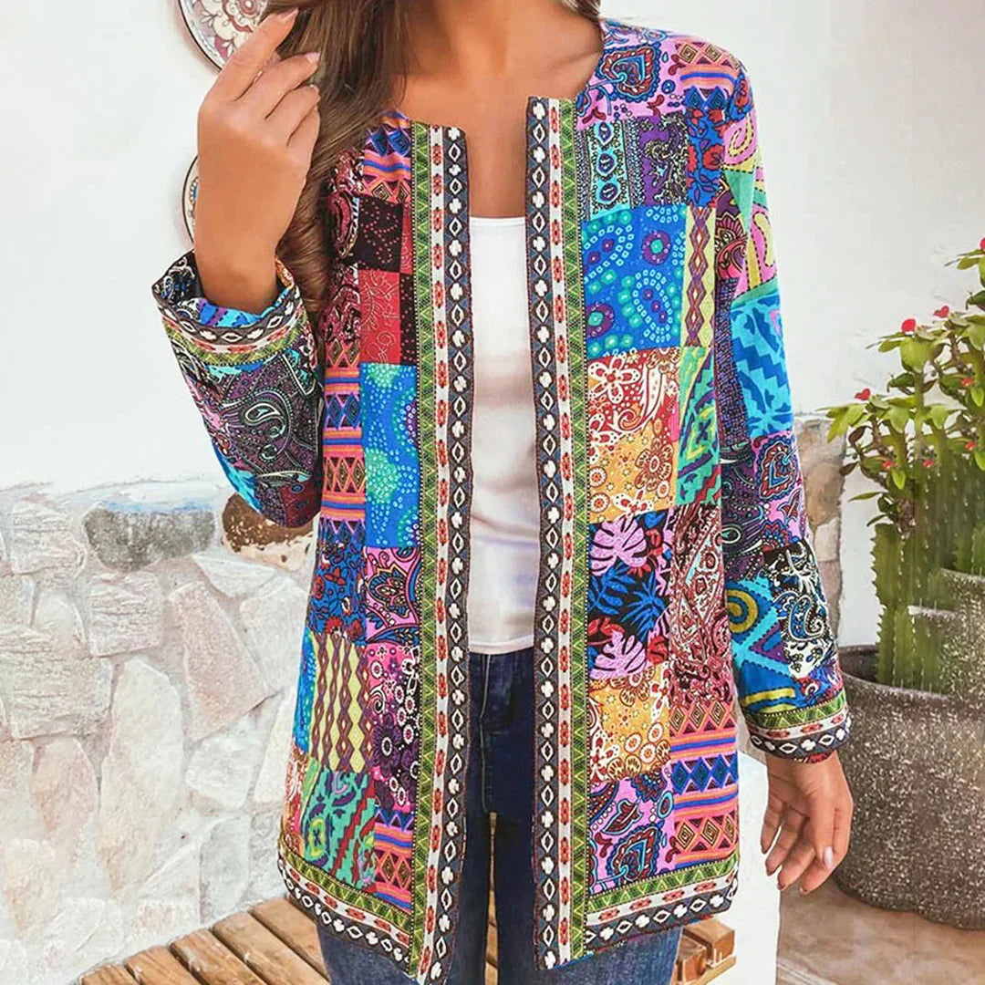 Zoryelle – Colorful Boho Patchwork Jacket