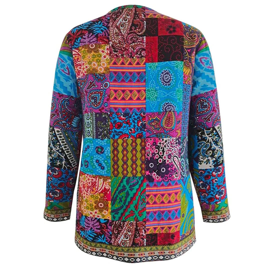 Zoryelle – Colorful Boho Patchwork Jacket