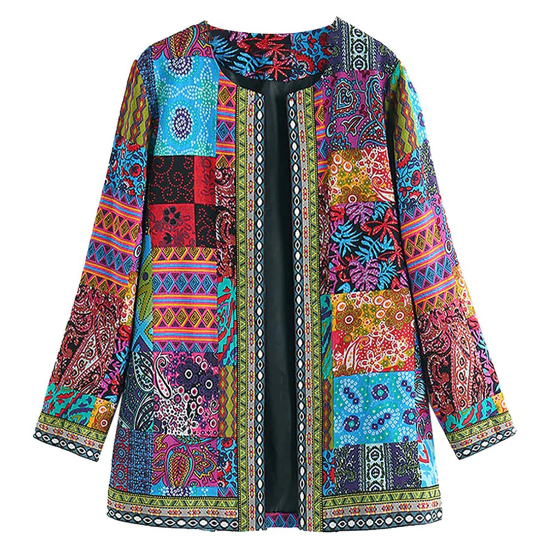 Zoryelle – Colorful Boho Patchwork Jacket