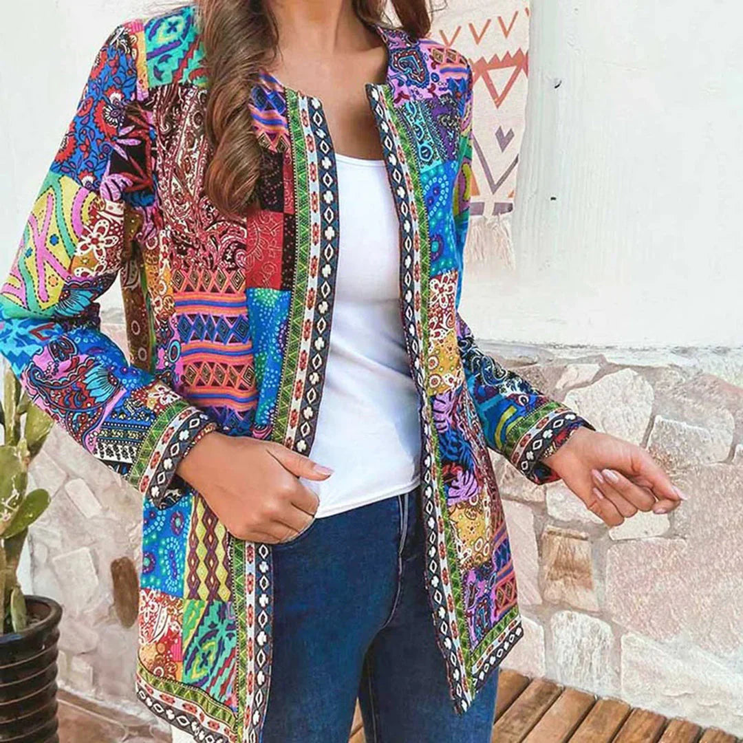 Zoryelle – Colorful Boho Patchwork Jacket