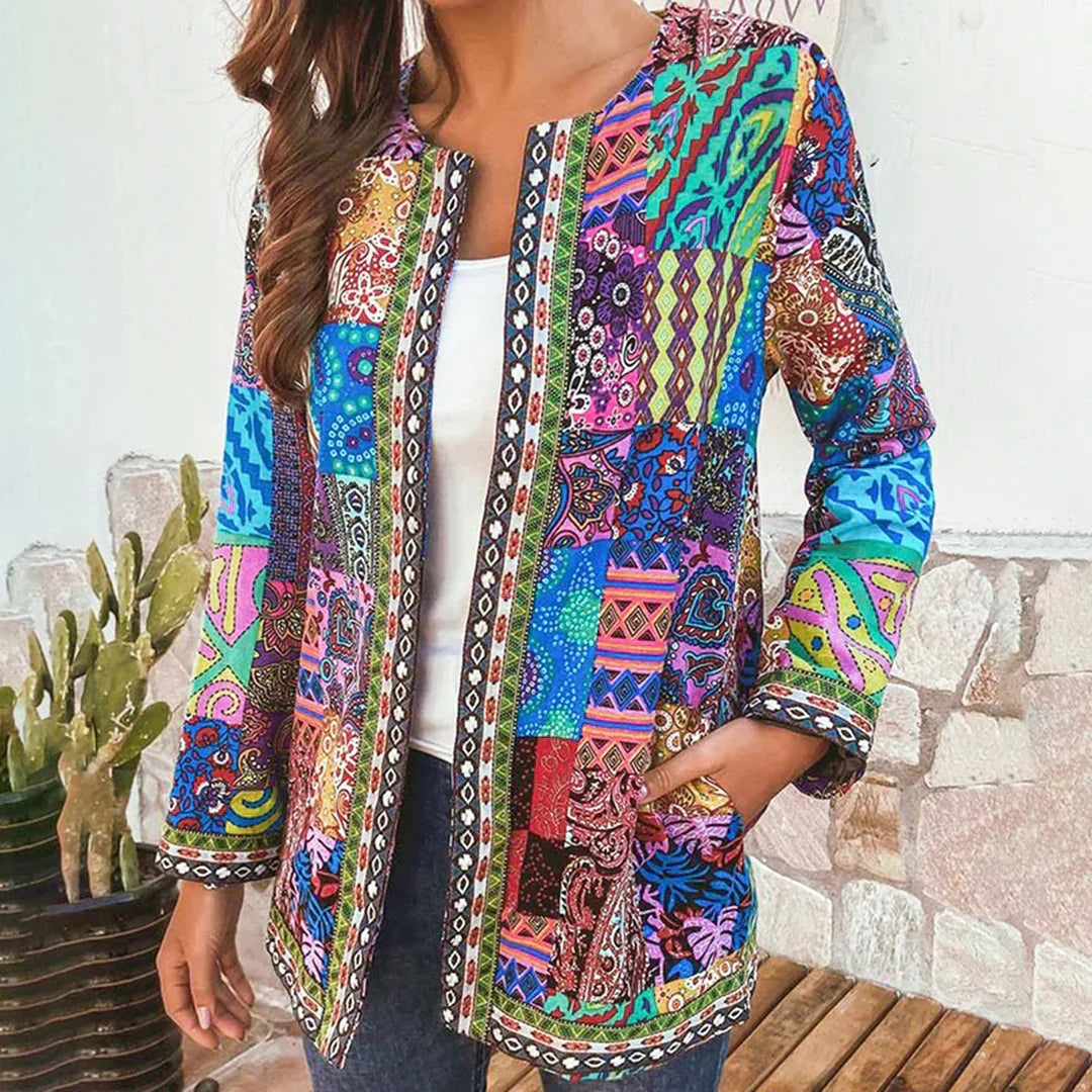 Zoryelle – Colorful Boho Patchwork Jacket