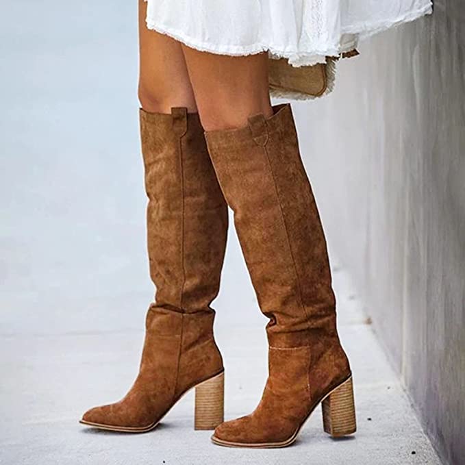 Maceline – Stylish Knee-high Boots