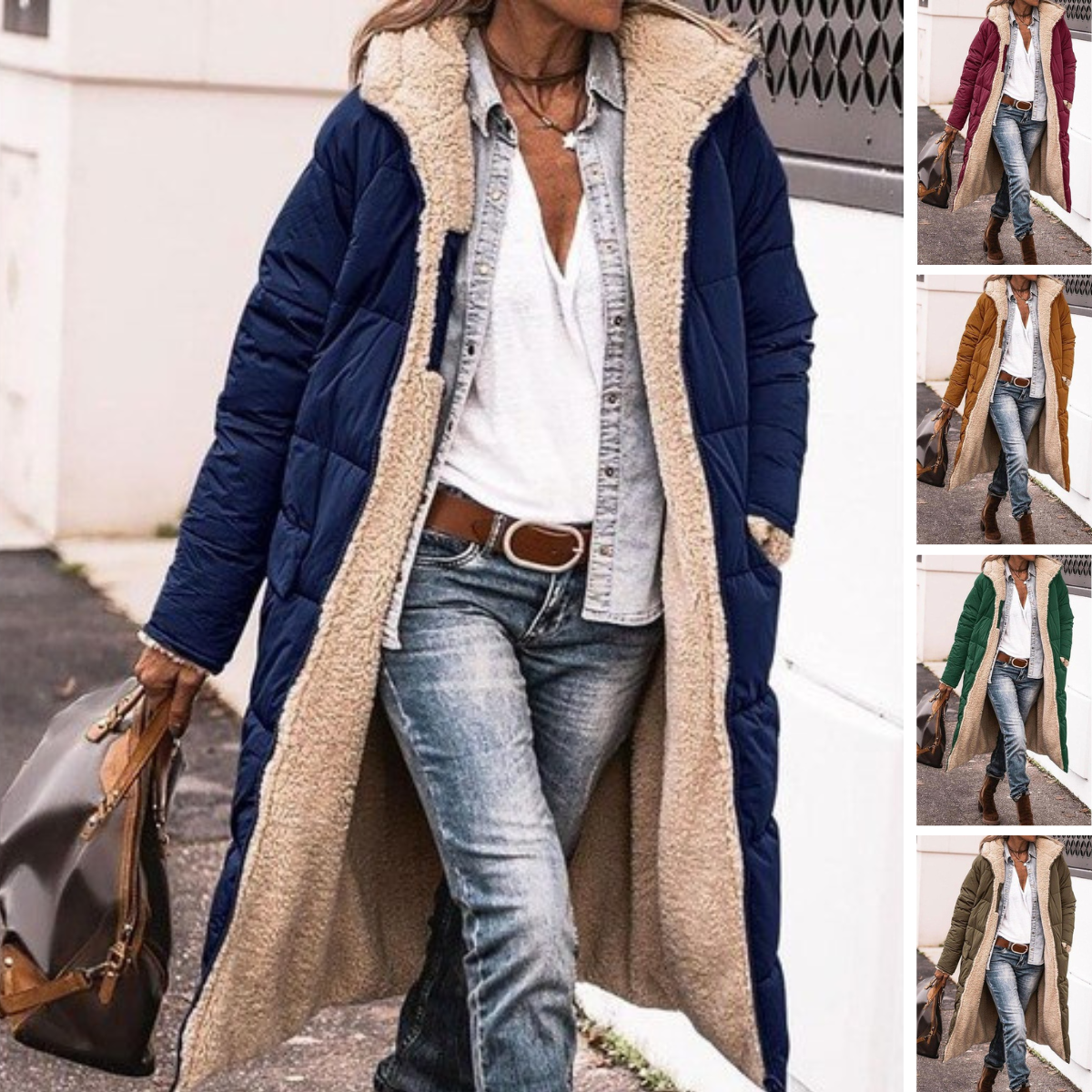 Chloe - Reversible Long Puffer Jacket