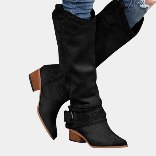 Nimorielle – Knee-high Leather Boots