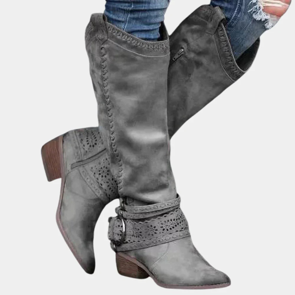 Nimorielle – Knee-high Leather Boots