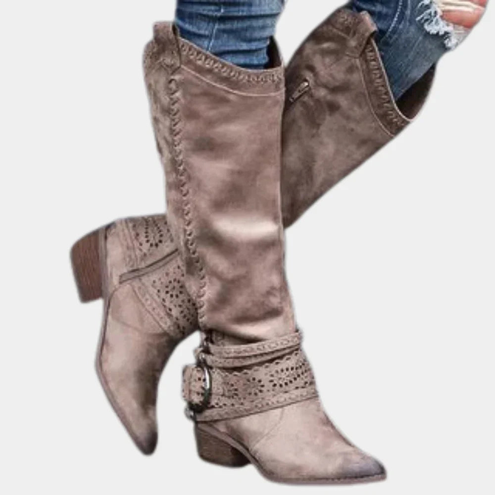 Nimorielle – Knee-high Leather Boots