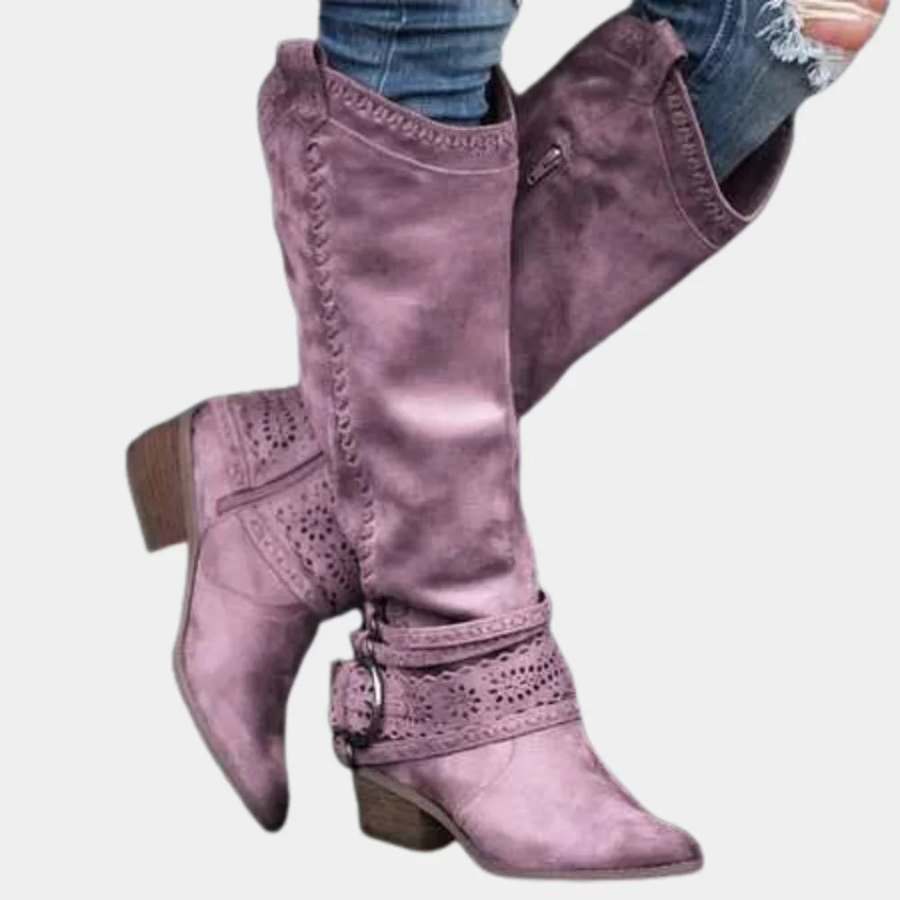 Nimorielle – Knee-high Leather Boots