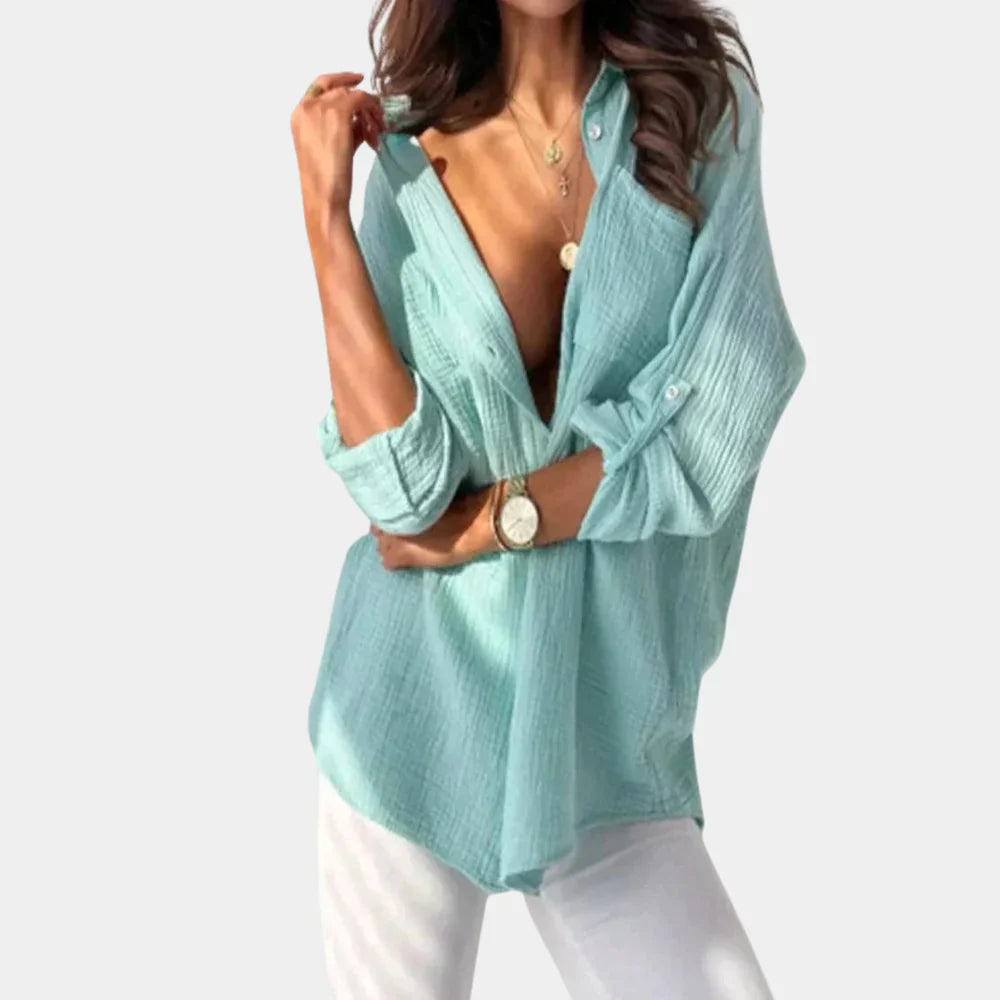 Kesani – High-quality Cotton Button-down Shirt