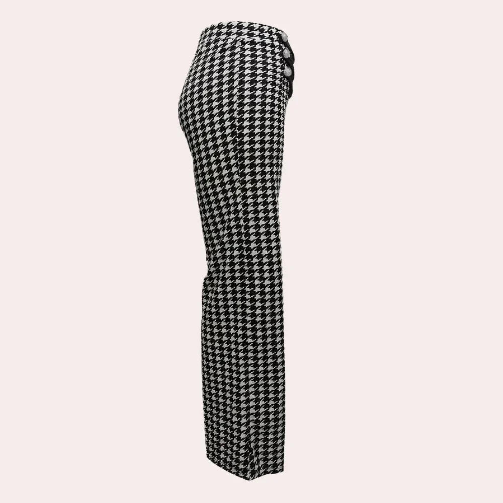 Thaneria – Vintage Style High-waisted Trousers