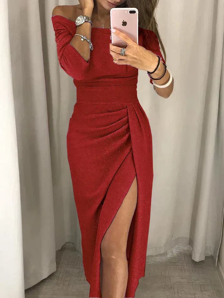 Levelle – Elegant Off-shoulder Dress