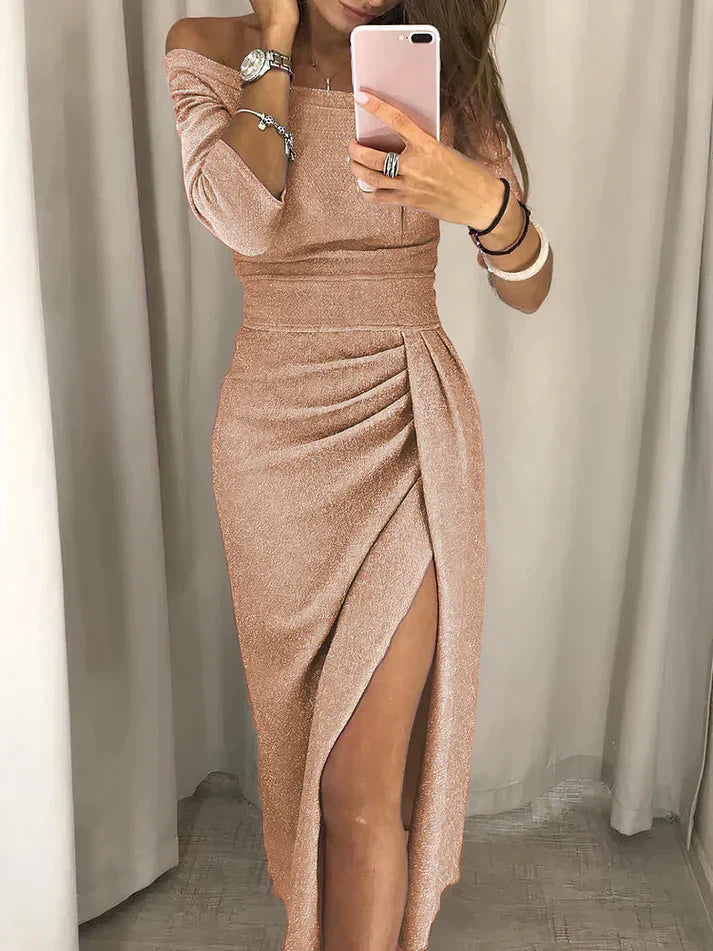 Levelle – Elegant Off-shoulder Dress