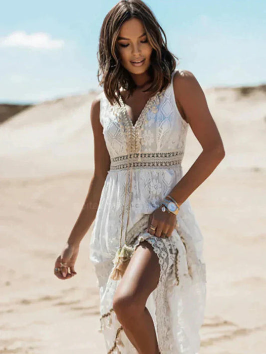 Sorrelis – Elegant Cotton Lace Dress