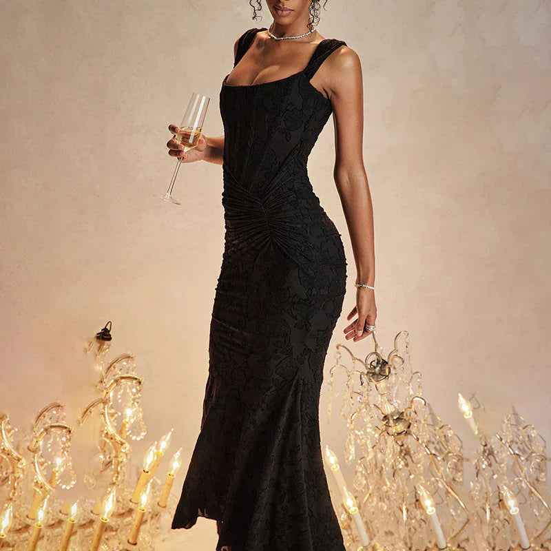 Melly – Elegant Off-shoulder Lace Dress