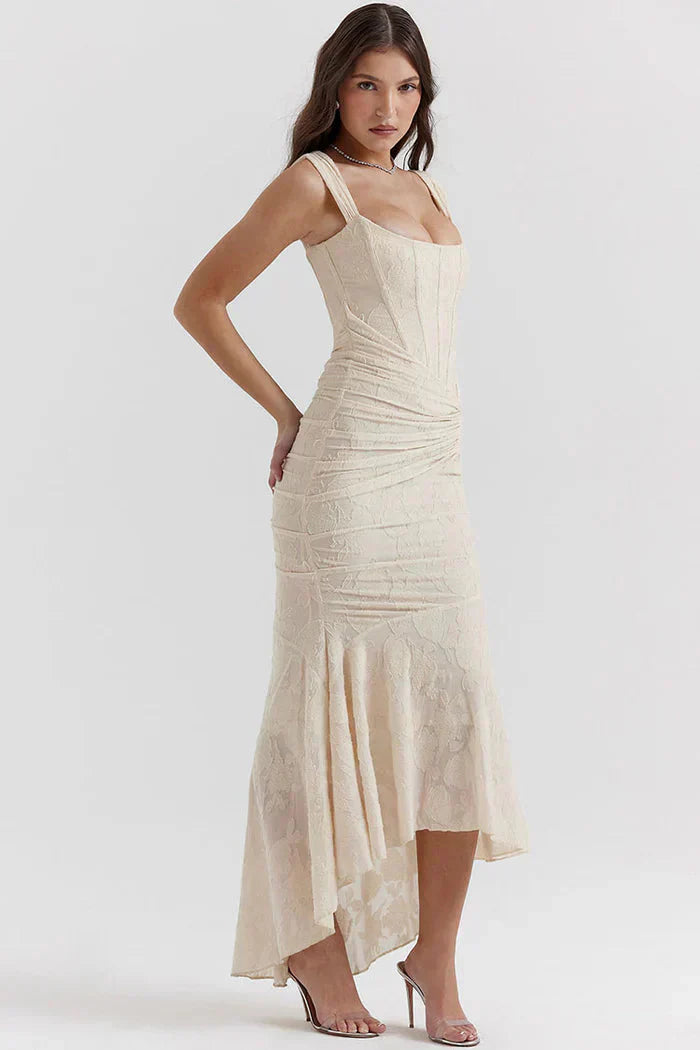 Melly – Elegant Off-shoulder Lace Dress