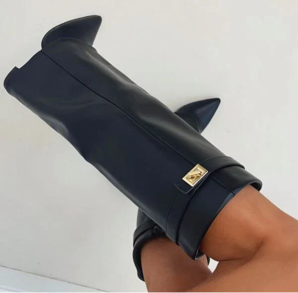 Elisara - High-Quality Knee-high Suede Boots