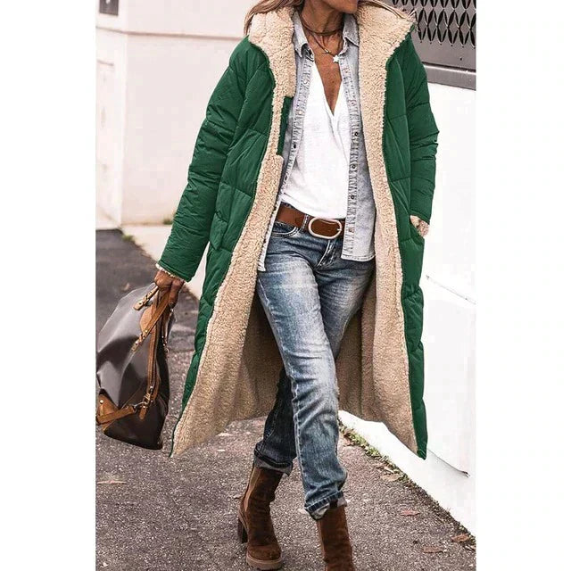 Chloe - Reversible Long Puffer Jacket