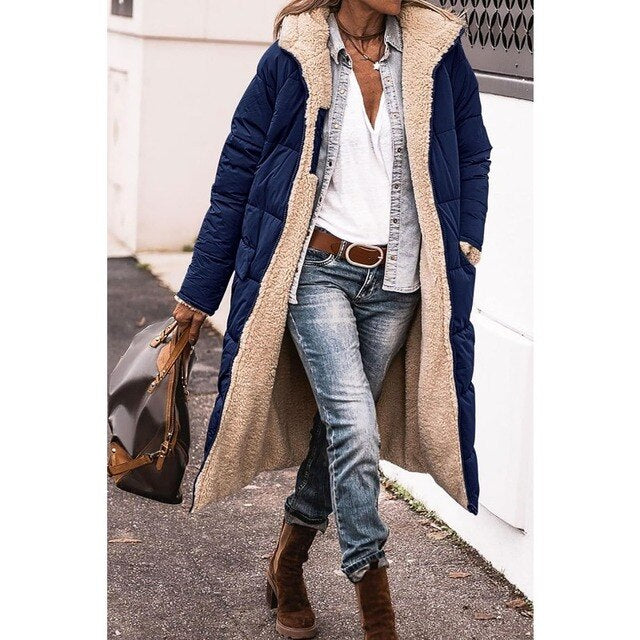 Chloe - Reversible Long Puffer Jacket